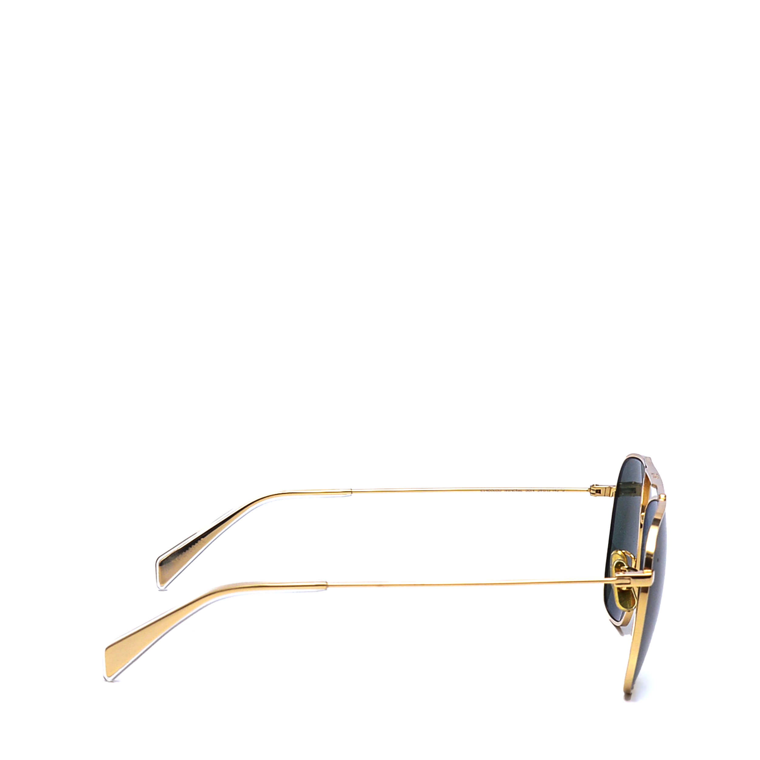 Celine - Gold Metal Frame Mineral Sunglasses